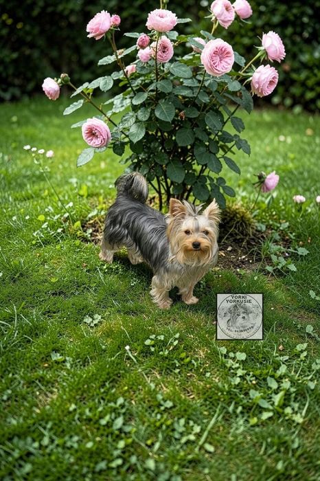 Piesek Yorkshire Terrier rodzice badania DNA