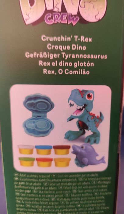 Набір з тістом для ліплення Dino Crew динозавр Play-Toy SM8067