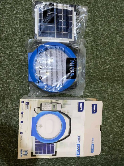 Фонарь Niwa Solar 300 lum солнечная панель павербанк