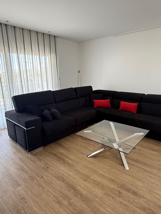 SOFA PRETO 5 lugares e sofa cama