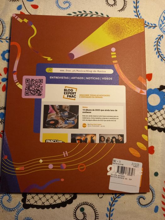 Livro estante vinil da fnac