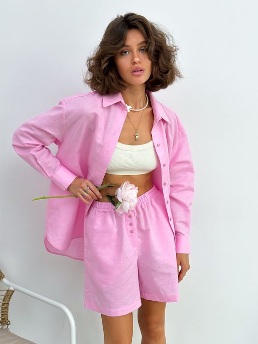 Сорочка 100% льон