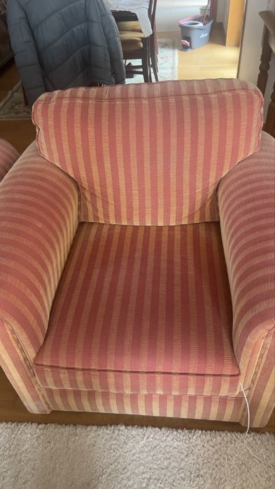 Conjunto de sofa e maples