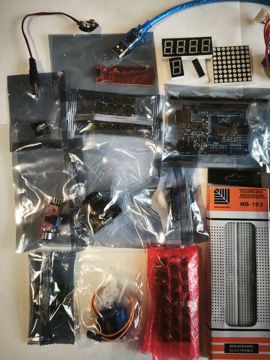 Kit de iniciação ao arduíno Uno R3