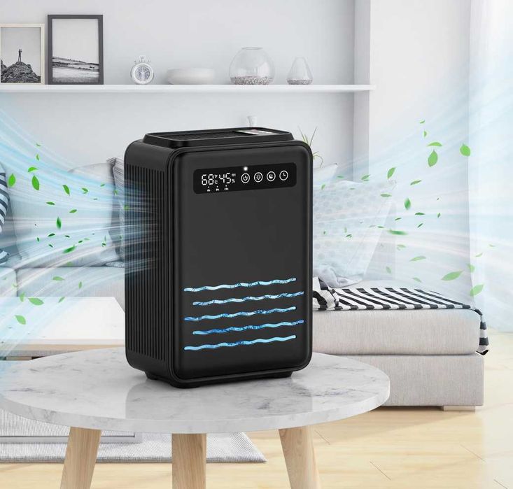 Осушувач повітря Pancellent DEH-XT03-BLK 2.8 л з пультом тихий режим LED індикатор авто вимкнення для дому