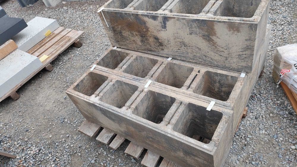 Donica doniczka Pustak ogrodzeniowy ogrodzenie mur 100x30x25 płot blok