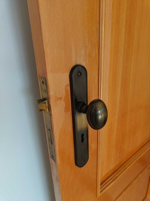 Lote 9 portas madeira maciça