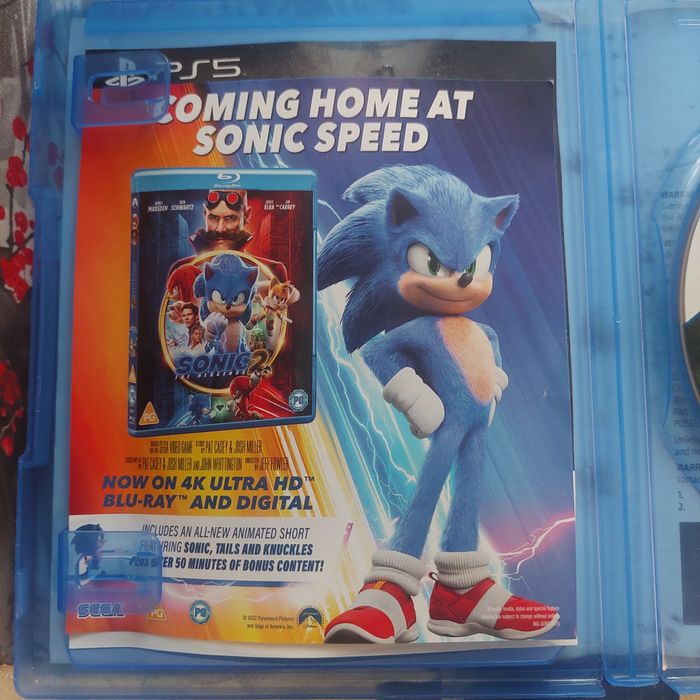 Диск Playstation 5,sonic-frontirs 7+