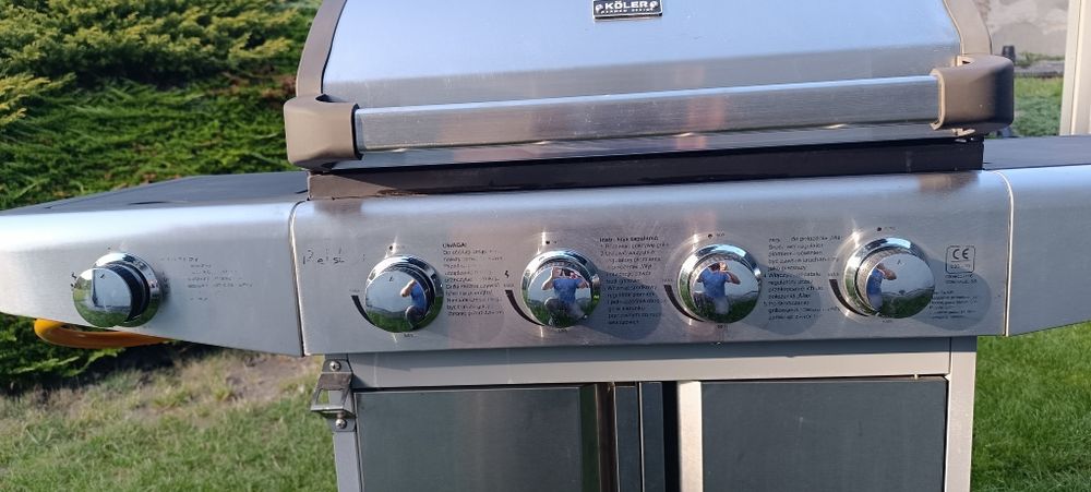 Grill gazowy nierdzewny  köler