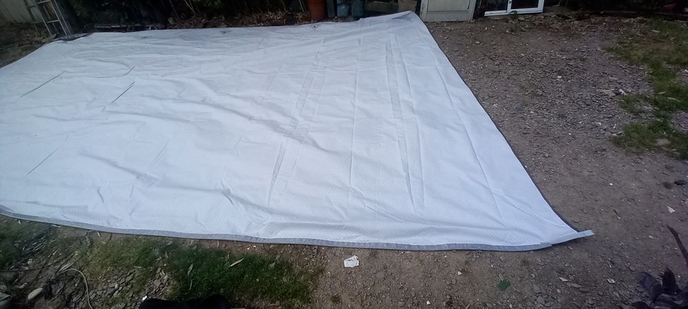 Tolde para caravana 6metros com ferros em inox