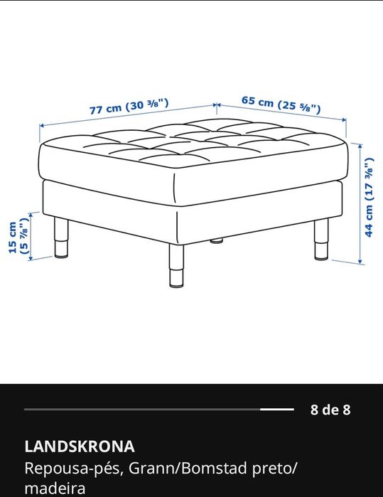 Repousa pés LANDSKRONA Ikea