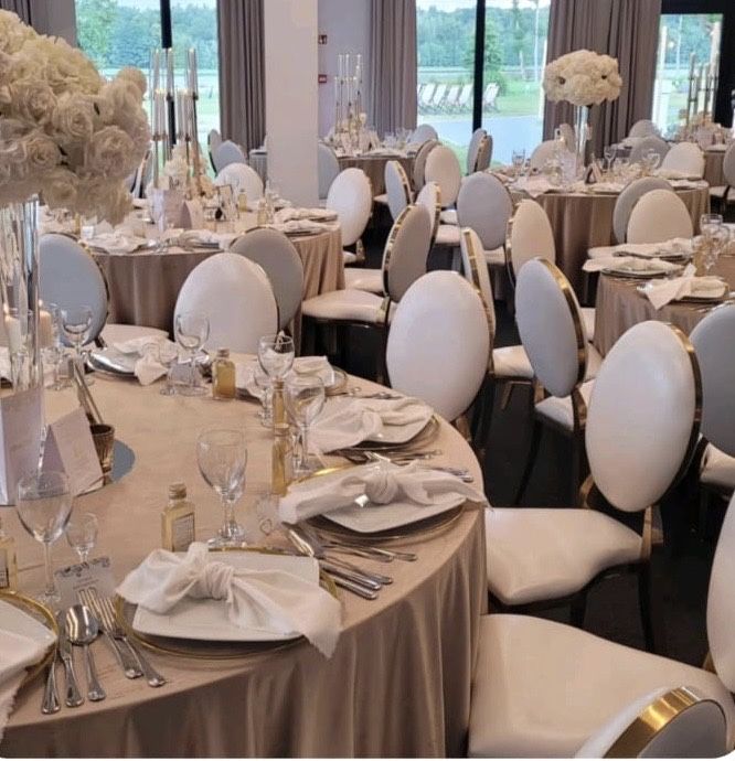 Krzesla wesele glamour wypożyczalnia krzeseł oback Dior premium