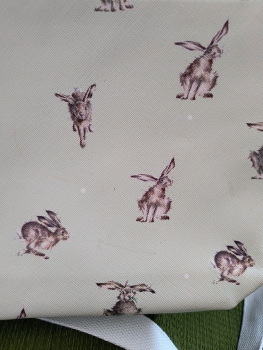 Torebka jasnozielona w króliki Wrendale Designs