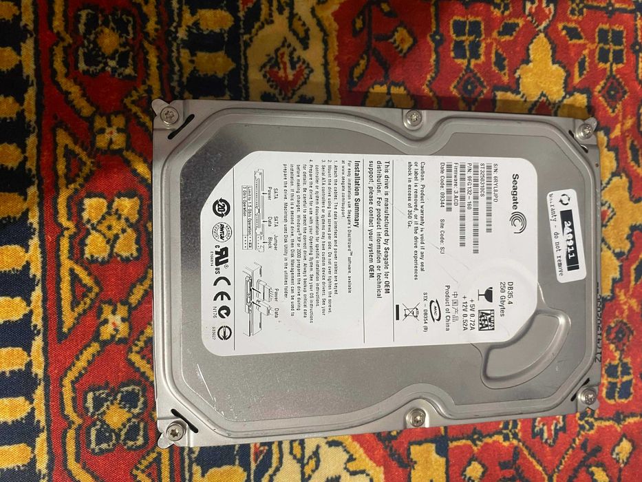 Hurtowo Dyski HDD Seagate 250/320/500 GB - łącznie 50 szt.
