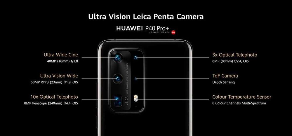 Huawei P40 Pro Plus Edição Colecionador 5G 512GB 7 Câmeras HOS 4.2