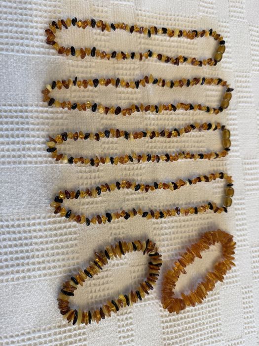 Bursztyn korale i bransoletki