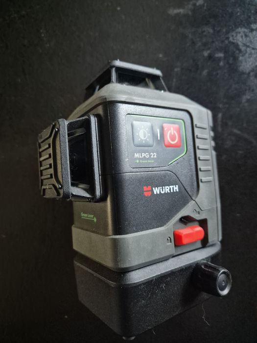 Laser wieloliniowy trzy płaszczyznowy 3x80 WURTH MLPG 22 zielony NOWY