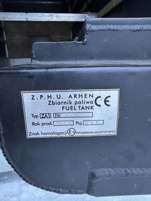 Паливний бак 250л Рено Мастер 3