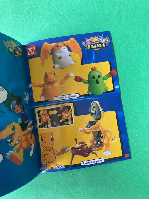 Mini Catálogo Digimon 1999 Bandai