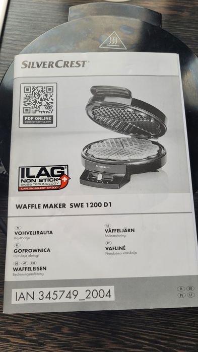 Gofrownica Silvercrest regulowana temperatura