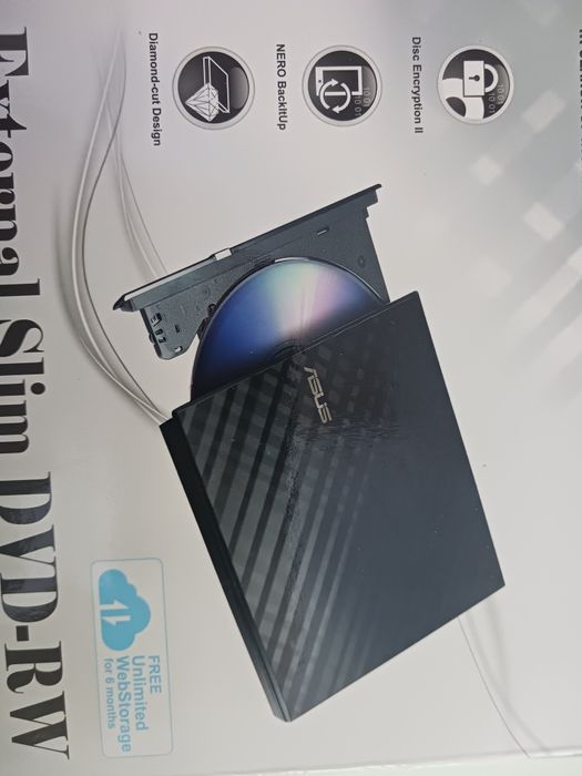 ASUS DVD-RW externa slim design