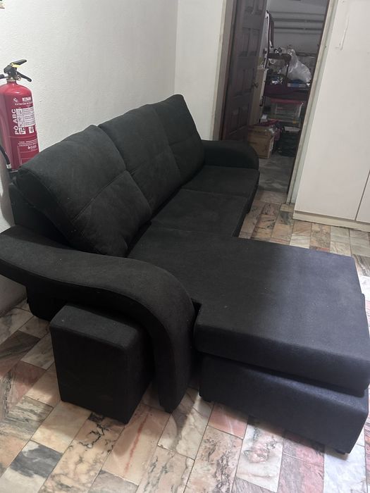 Sofa usado com long chase