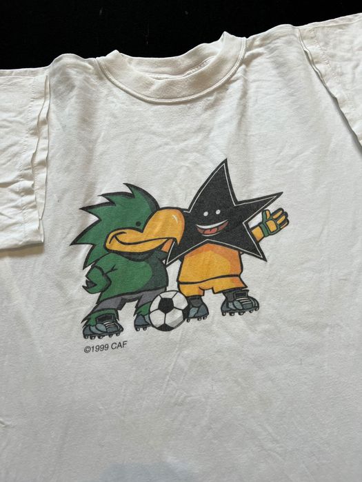 Tshirt Africa Cup Of Nations 1999 Football Vintage Maskotki