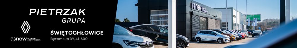 PIETRZAK AUTORYZOWANY DEALER RENAULT DACIA | ReNew ŚWIĘTOCHŁOWICE top banner