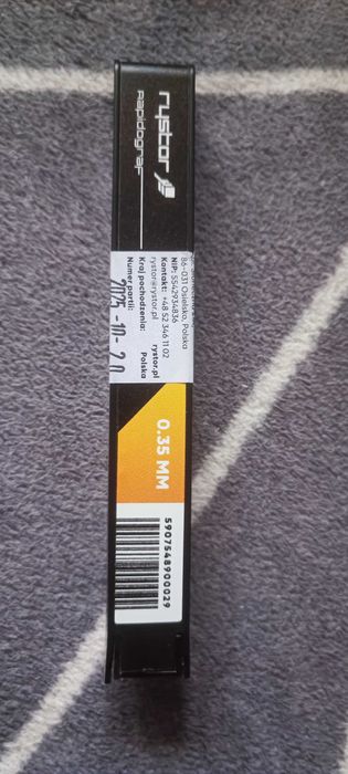 rapidografy rystor grubość 0.35 mm i 0.70 mm