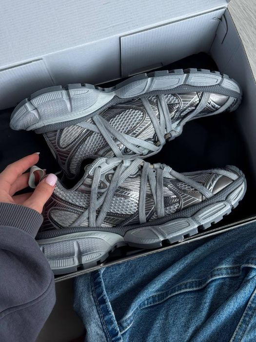 НОВИНКА‼️Жіночі кросівки Balenciaga 3XL Extreme Laces Grey Logo