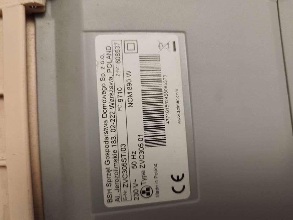 Okazja Odkurzacz Zelmer Odyssey