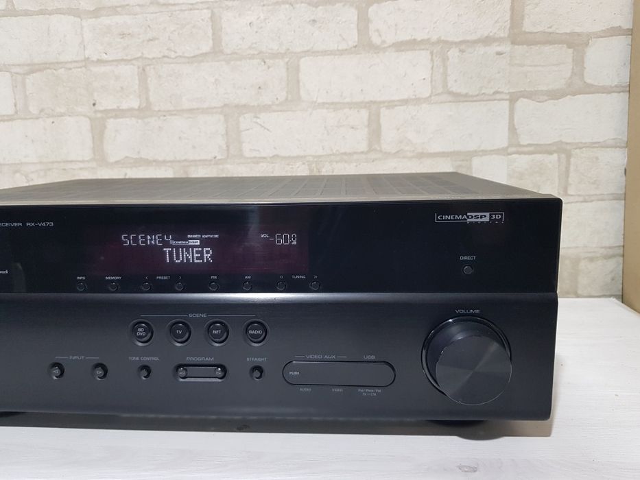 5.1AV-ресивер Yamaha RX-V473 5×115Вт,AirPlay 4K USB HDMI DLNA