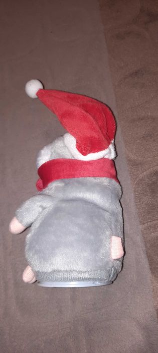 Хомяк Повторюшка новорічний на батарейках