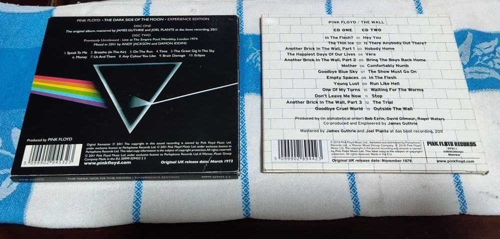 Coleção Pink Floyd (The Wall e Dark Side of The Moon)