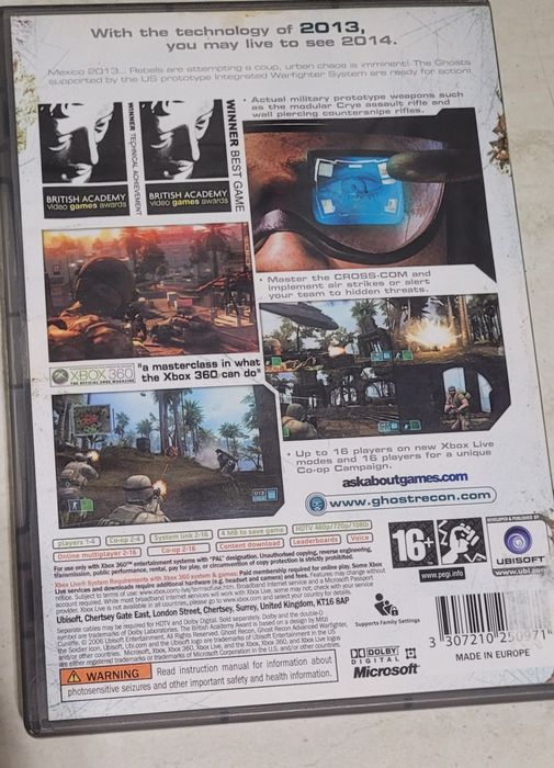 Gra Tom Clancy's Ghost Recon Advanced Warfighter - Xbox 360 (Classics / PAL)