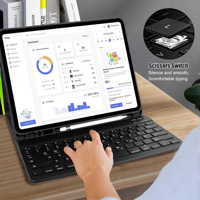 Etui z klawiaturą do iPad Pro 13" (2024 M4) | Smart Keyboard Case QWERTZ