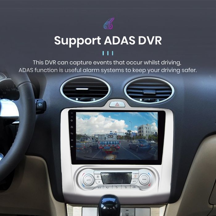 Rádio 2din Ford/Focus/Mk2 2004 a 2011 GPS e moldura 9' NOVO