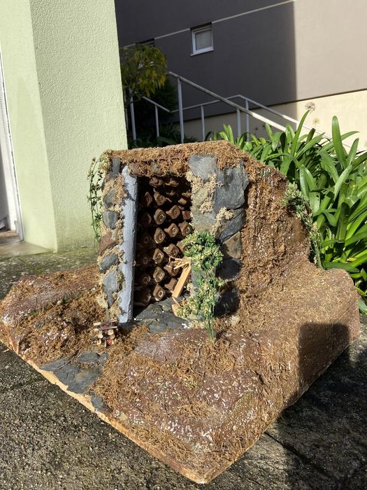 Presépio de natal feito à mão