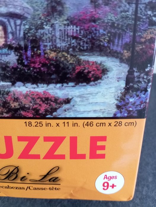 Puzzle kompletne 500 elementów 46x28 cm
