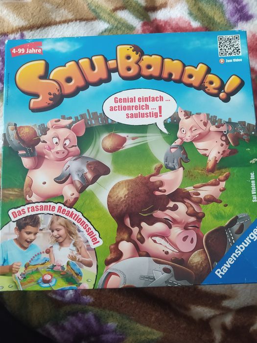 Gra planszowa Sau-Bande po niemiecku + tłumaczenie PL prosiaki