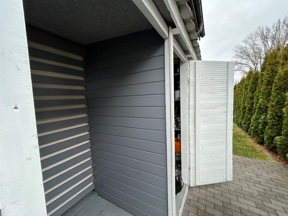 Drewutnia +domek narzędziowy