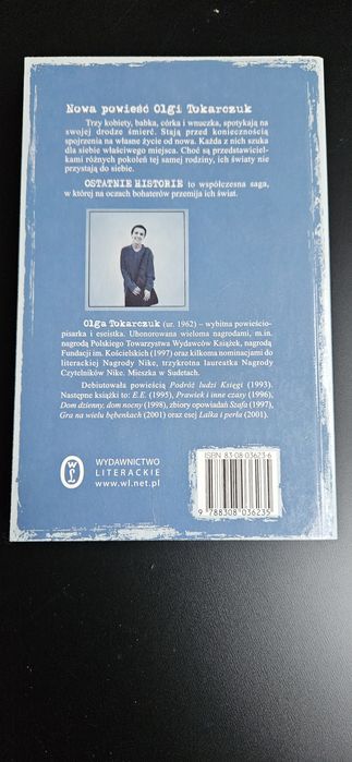 Ostatnie historie, Olga Tokarczuk, nowa