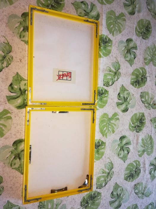 Picture, yellow (iron) frame (price for both) cacti and cat64551544930434122