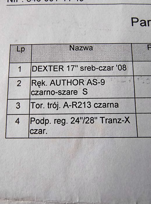 Sprzedam rower Author dexter