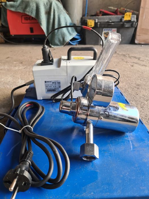 Reduktor Manometr z rotametrem argon,co2 z podgrzewaczem