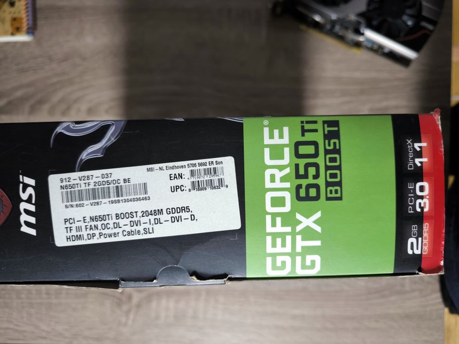 MSI Twin Frozr GeForce GTX 650 Ti Boost