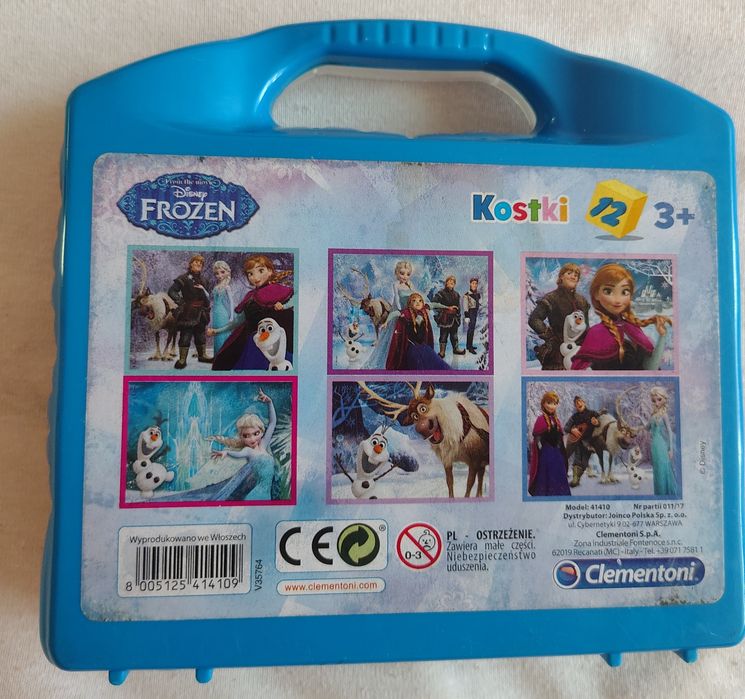 Klocki Frozen plastikowe