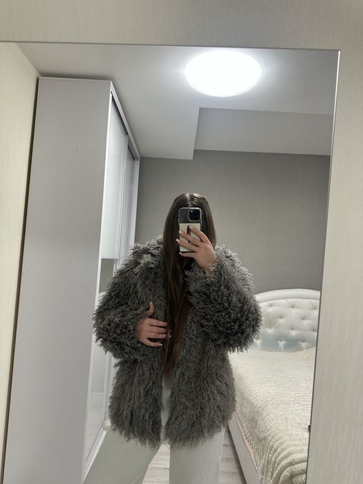 Трендова шубка ЛАМУ ТЕПЛА