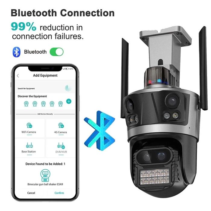 Камера IP PTZ 16mp zoom 8 відеонагляд ICSee