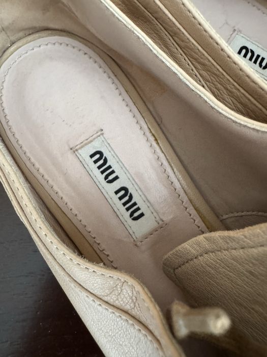 Miu miu лофери на шнурівці